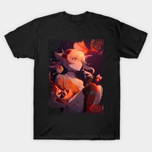 Yoimiya with Goldfish Fireworks - Genshin Impact T-Shirt